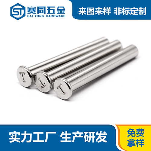 316不銹鋼平頭對敲子母釘